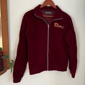 Blvucci Velour Vintage Zip Up Jacket